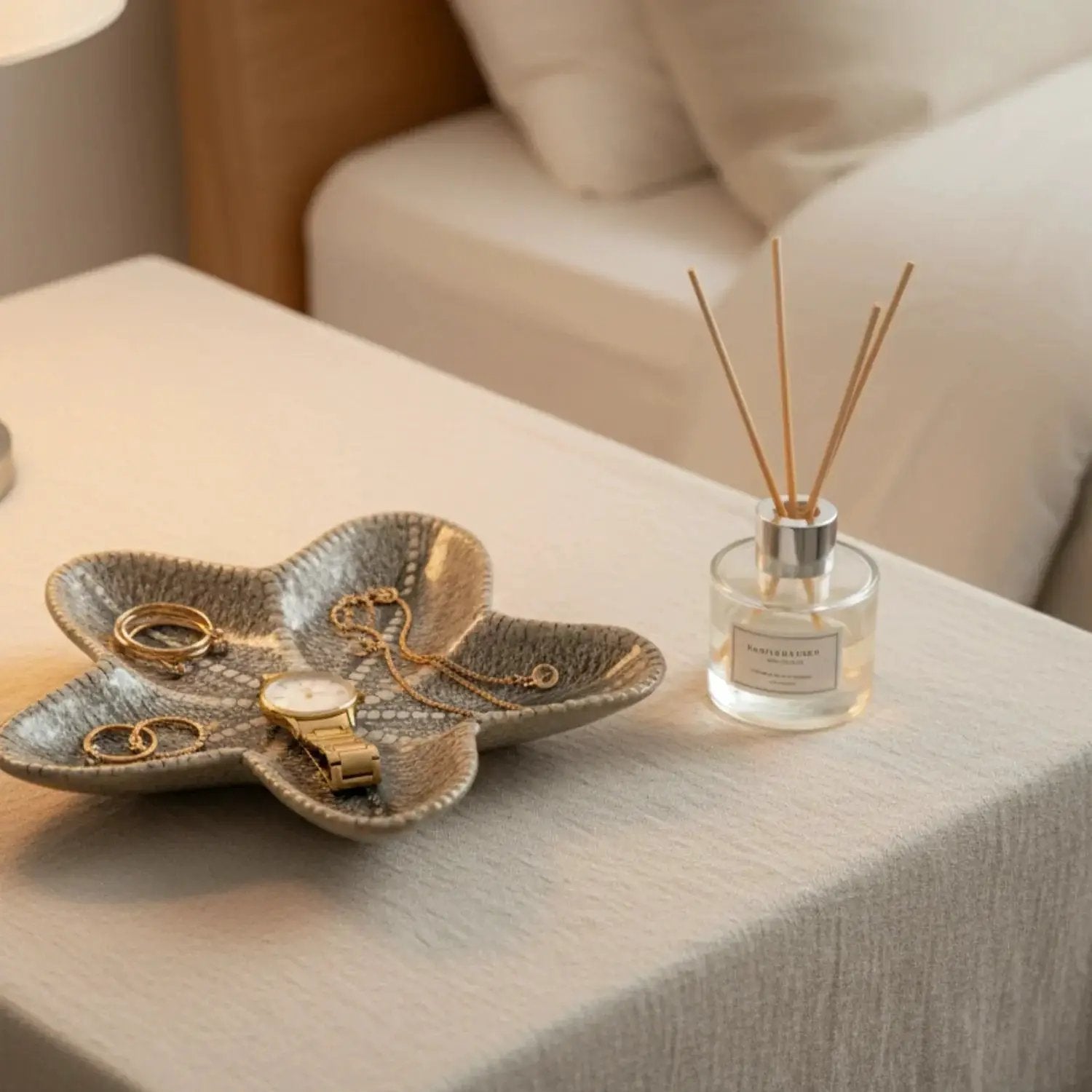Jewelry Tray - Dual-Color Ceramic Starfish by House Of Avana