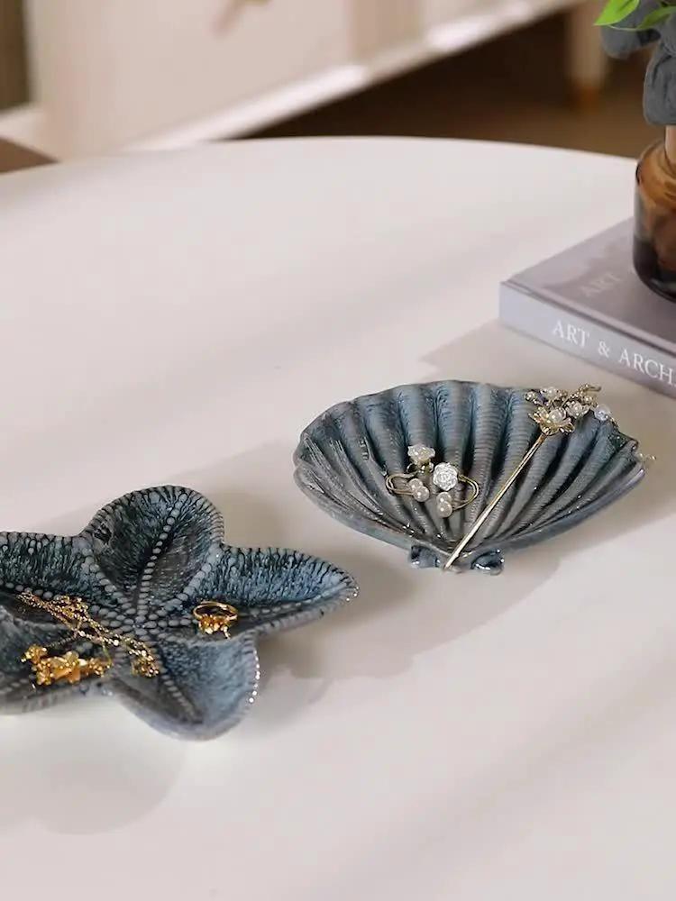 Jewelry Tray - Dual-Color Ceramic Starfish by House Of Avana