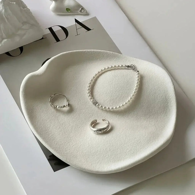 Jewelry Tray - Multifunctional Ceramic Black by House Of Avana