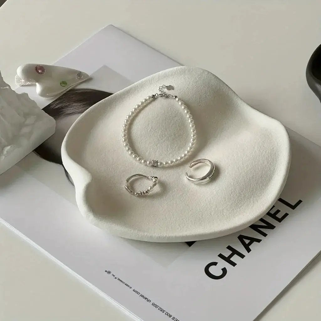 Jewelry Tray - Multifunctional Ceramic Black by House Of Avana