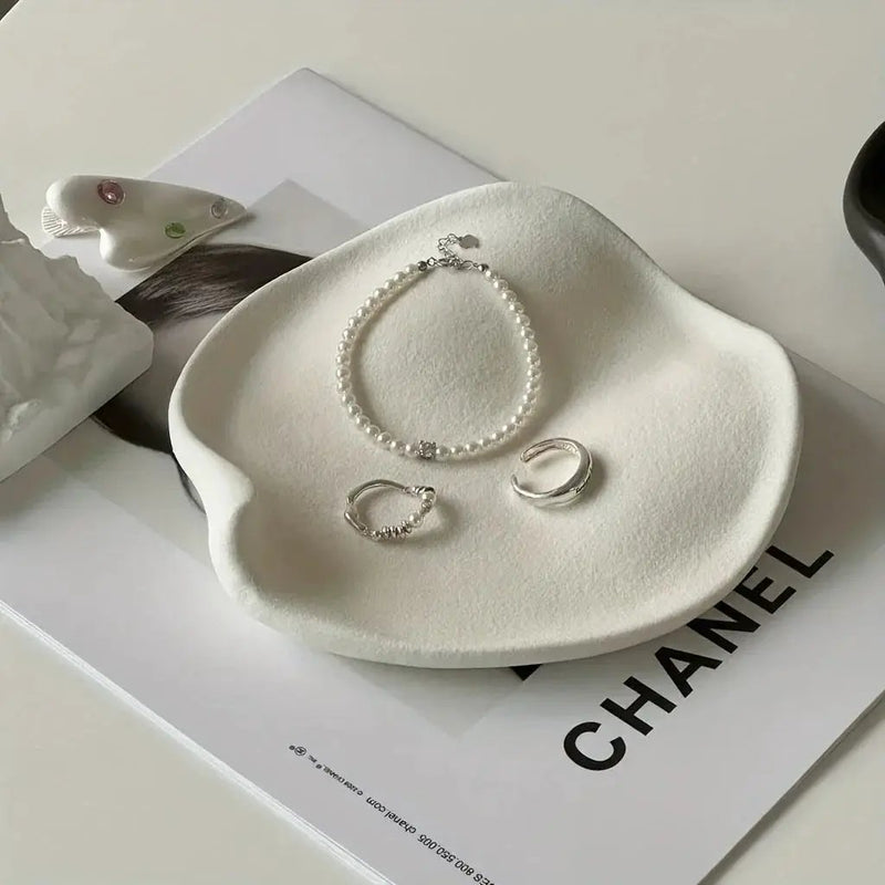 Jewelry Tray - Multifunctional Ceramic Black by House Of Avana