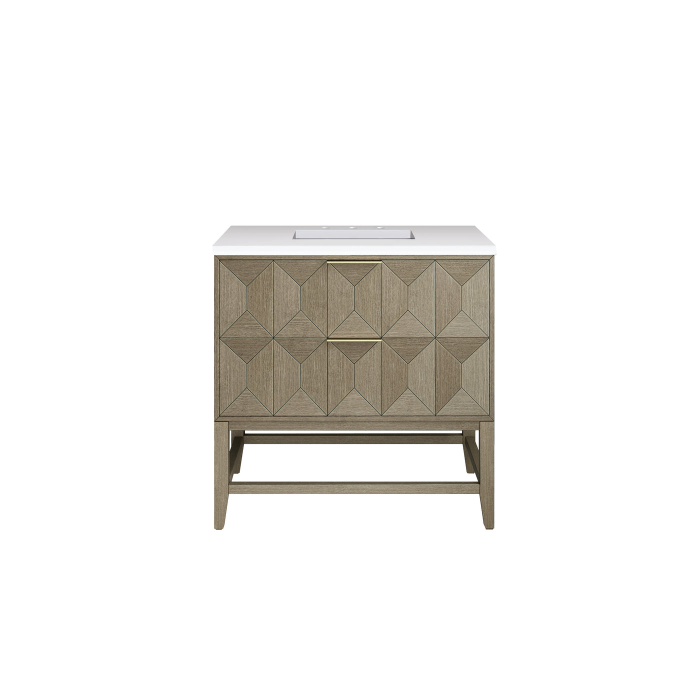 James Martin Emmeline 36" Single Bathroom Vanity, Pebble Oak, view 22