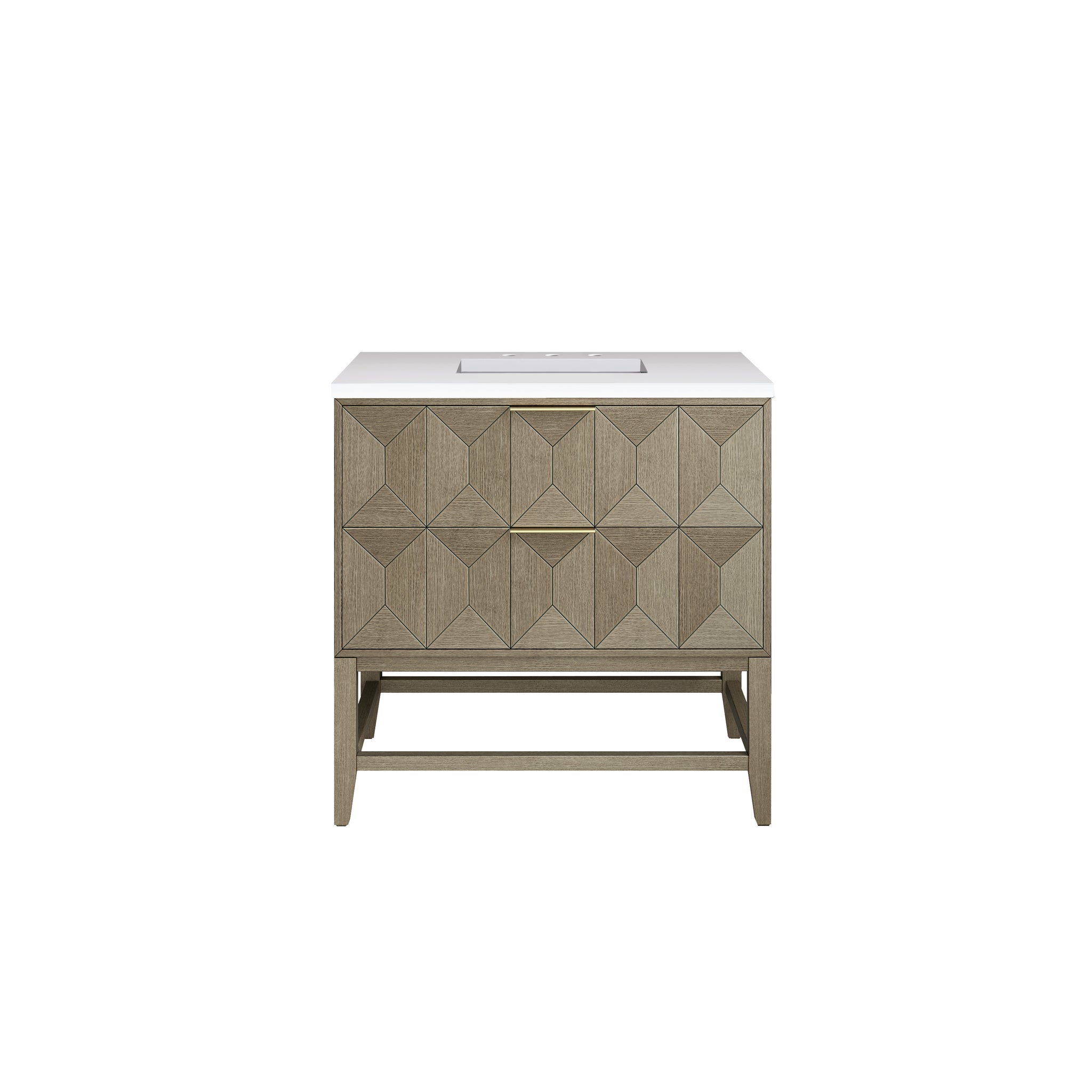 James Martin Emmeline 36" Single Bathroom Vanity, Pebble Oak, view 22