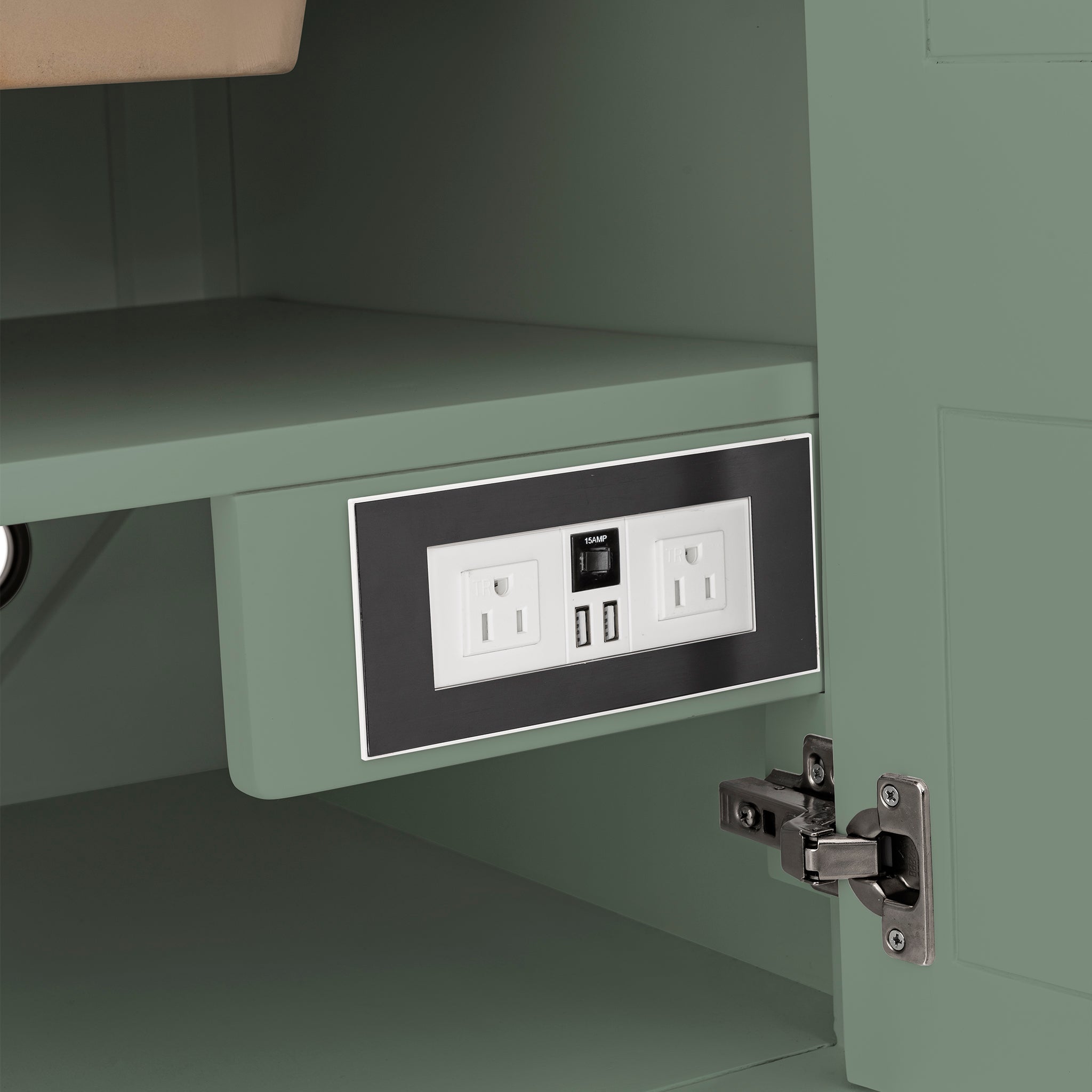 James Martin Breckenridge 30" Single Bathroom Vanity, Smokey Celadon, view 20