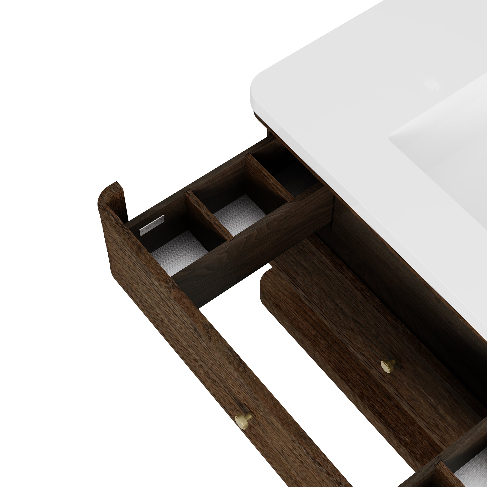 James Martin Allamari 36" Floating Single Bathroom Vanity, Sable, view 16