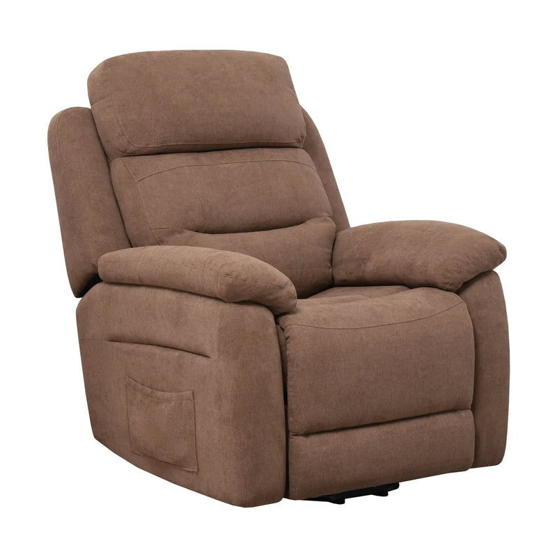 Power Lift Recliner Sofa with Side Pocket and Remote Control by DirectDeals
