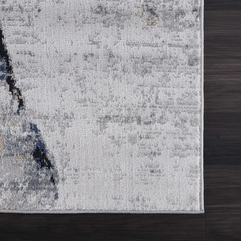 Fremantle Gray Marble Rug by Boutique Rugs