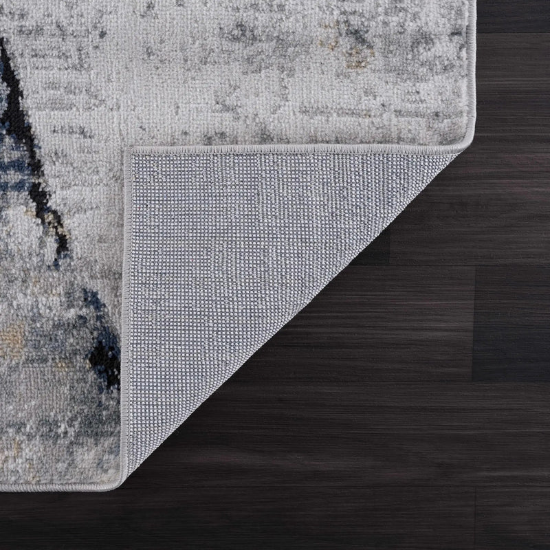 Fremantle Gray Marble Rug by Boutique Rugs