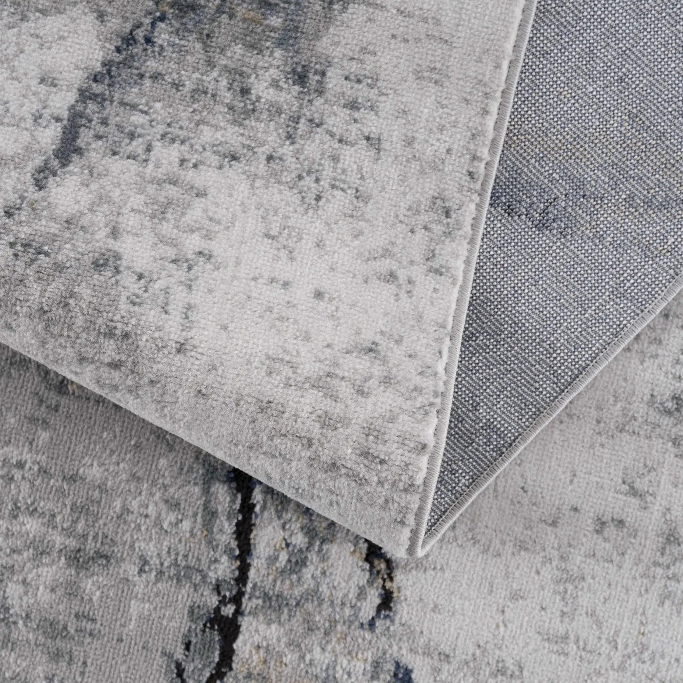 Fremantle Gray Marble Rug by Boutique Rugs