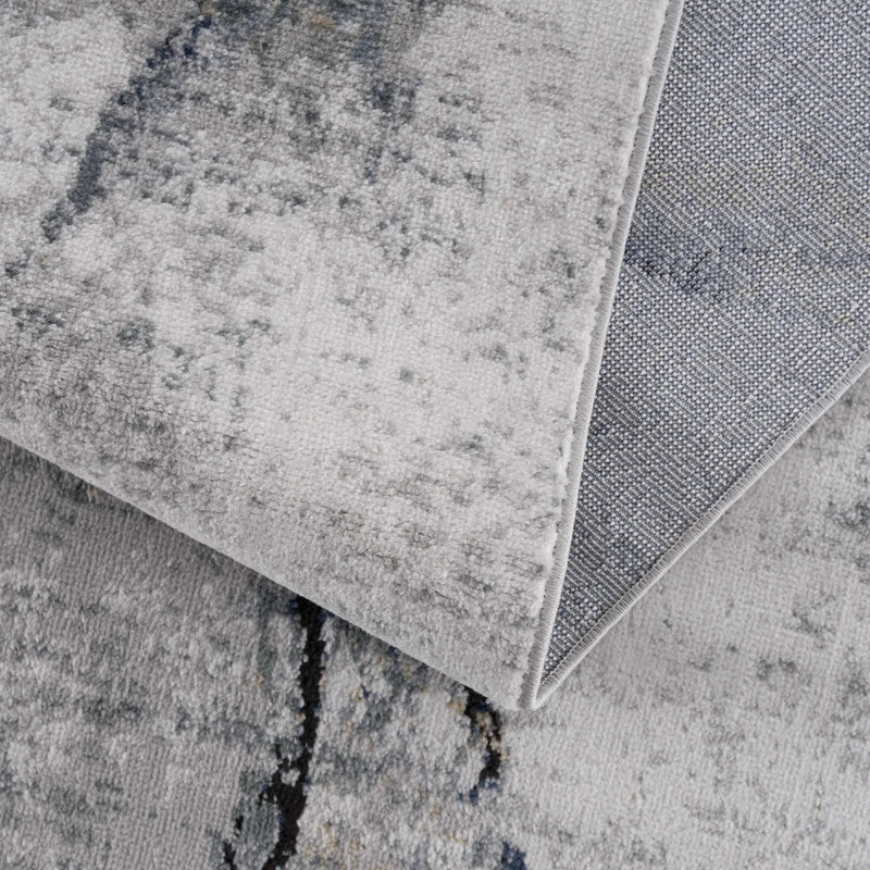 Fremantle Gray Marble Rug by Boutique Rugs