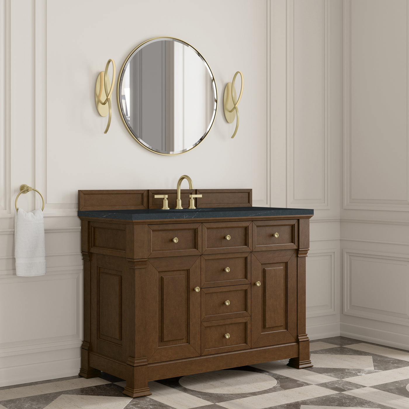 James Martin Brookfield 48" Single Bathroom Vanity, Honey Oak, view 31