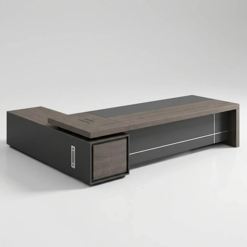 Carlaw · Modern L-Shaped Executive Desk by Arc Grove
