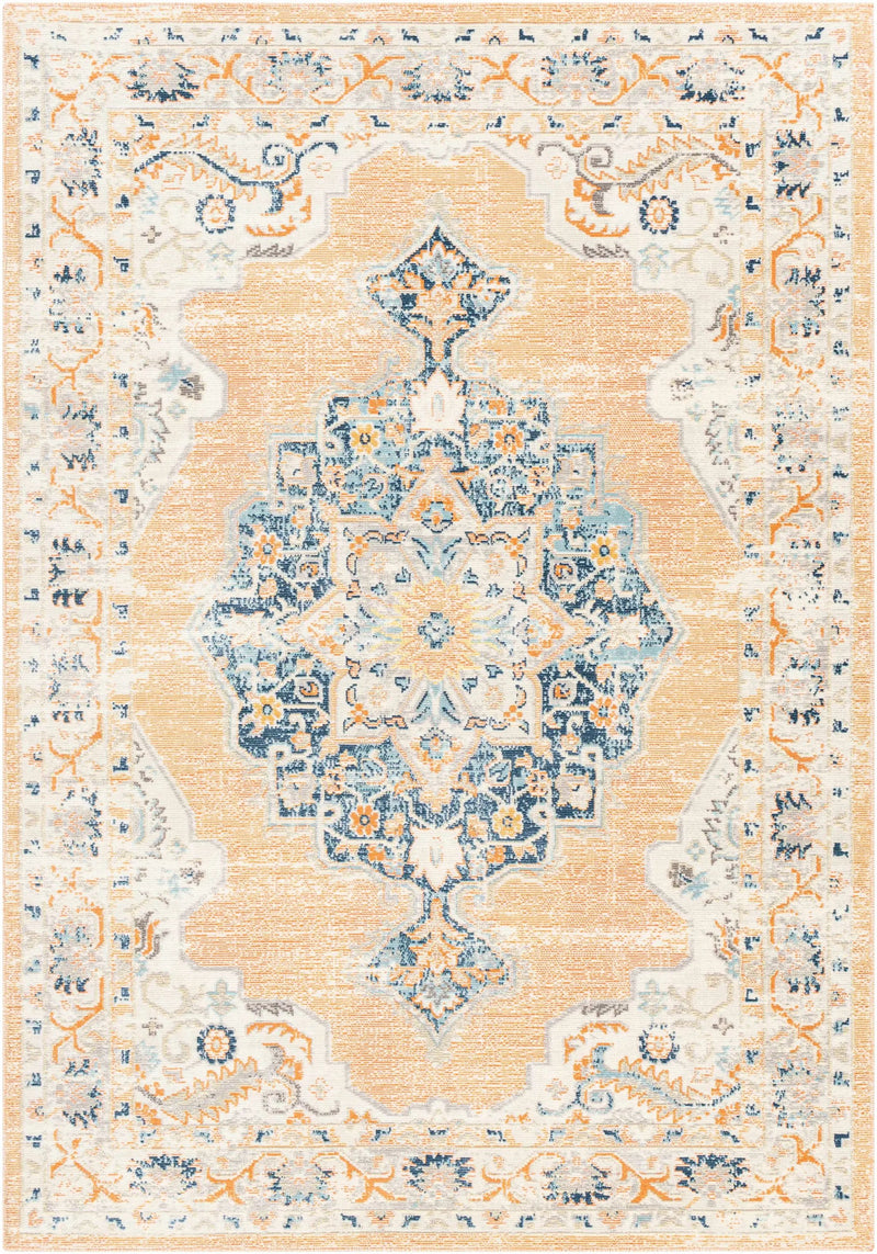 Joji Peach Outdoor Area Rug - Clearance by Boutique Rugs