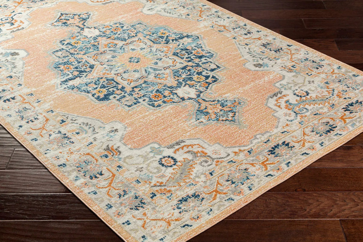 Joji Peach Outdoor Area Rug - Clearance, photo 3 of 7