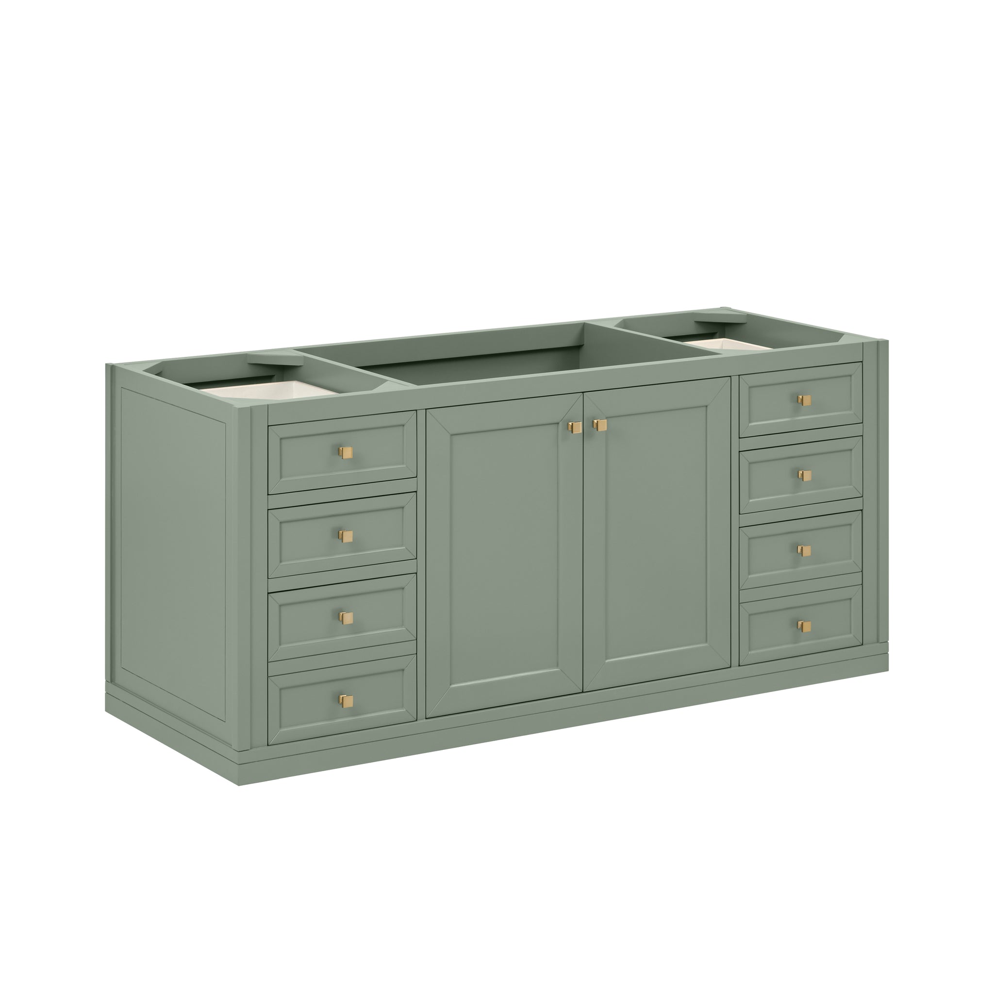 James Martin Chicago 60" Single Bathroom Vanity, Smokey Celadon, view 18