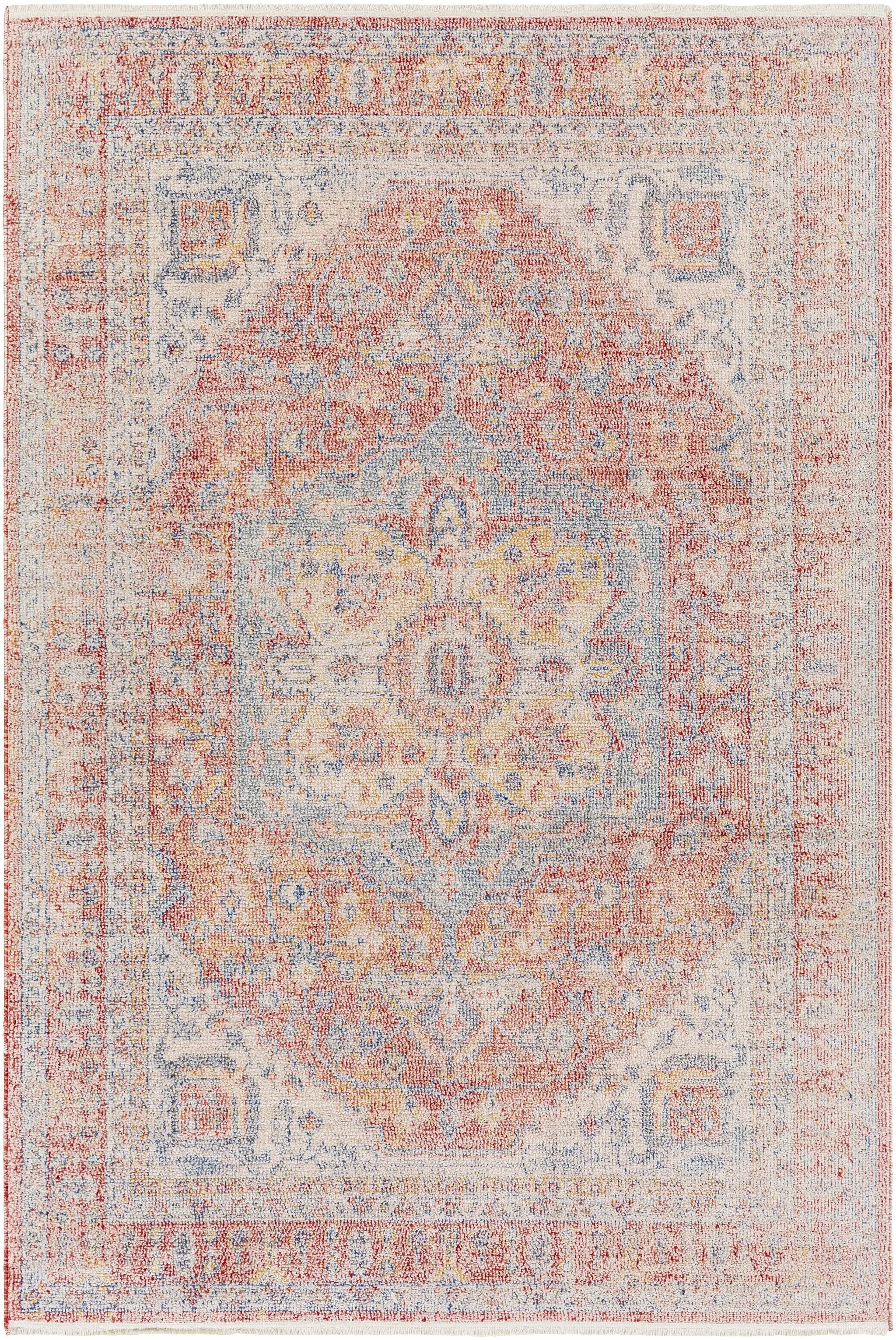 Tusa Red Area Rug - Clearance by Boutique Rugs