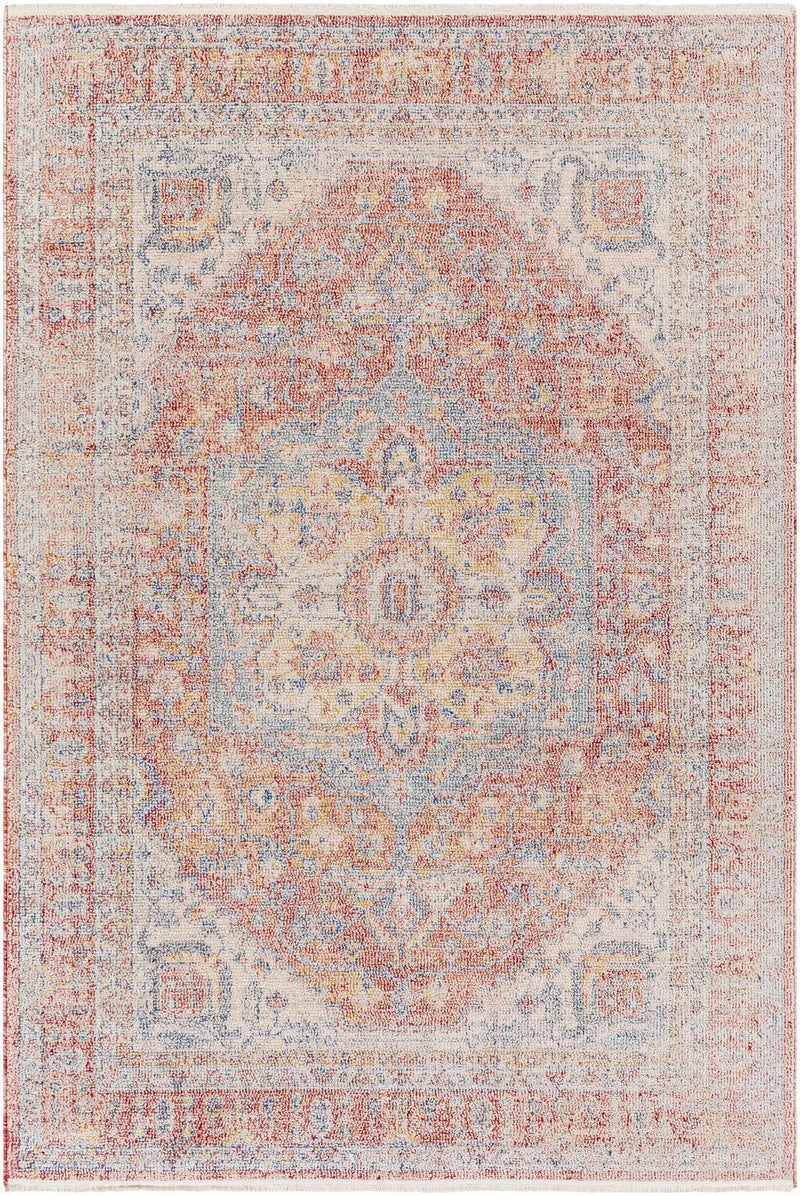 Tusa Red Area Rug - Clearance by Boutique Rugs