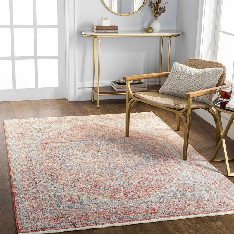 Tusa Red Area Rug - Clearance by Boutique Rugs
