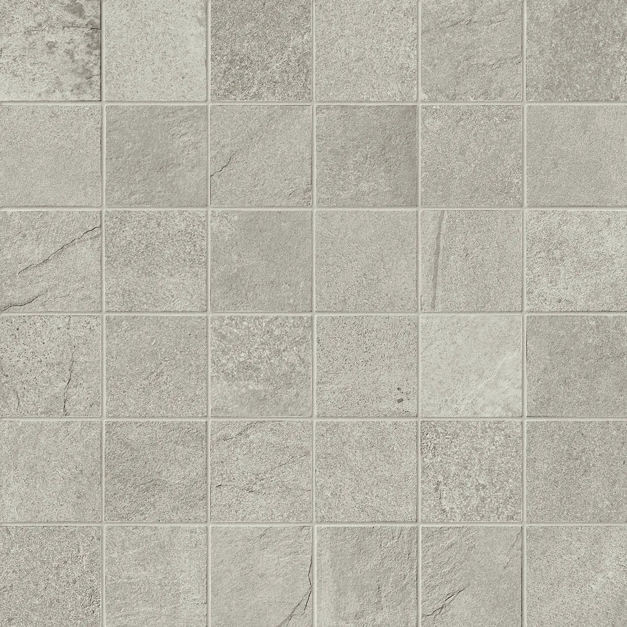 Journey Modern Grey Mosaic A Stone Look Porcelain Mosaics 12x12 by landmarkceramics