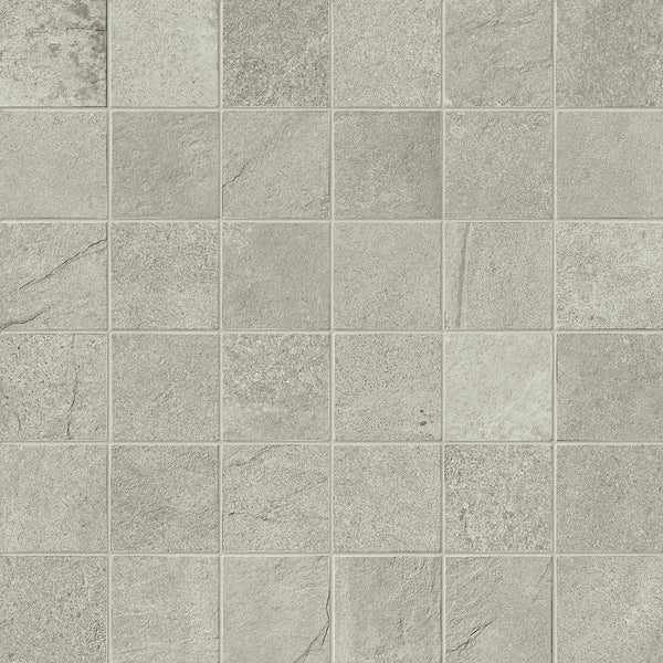 Journey Modern Grey Mosaic A Stone Look Porcelain Mosaics 12x12