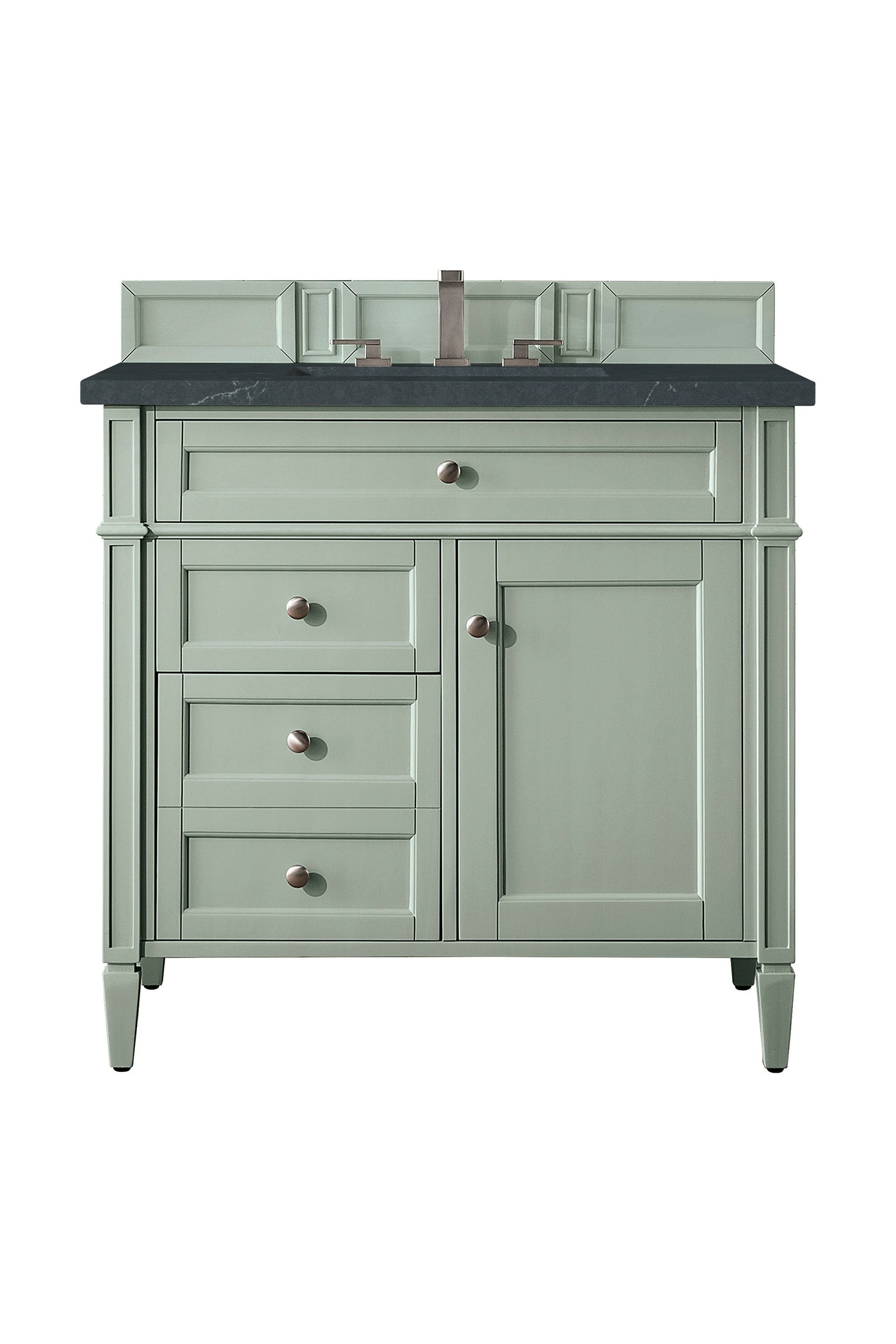 James Martin Brittany 36" Single Bathroom Vanity, Sage Green, view 18
