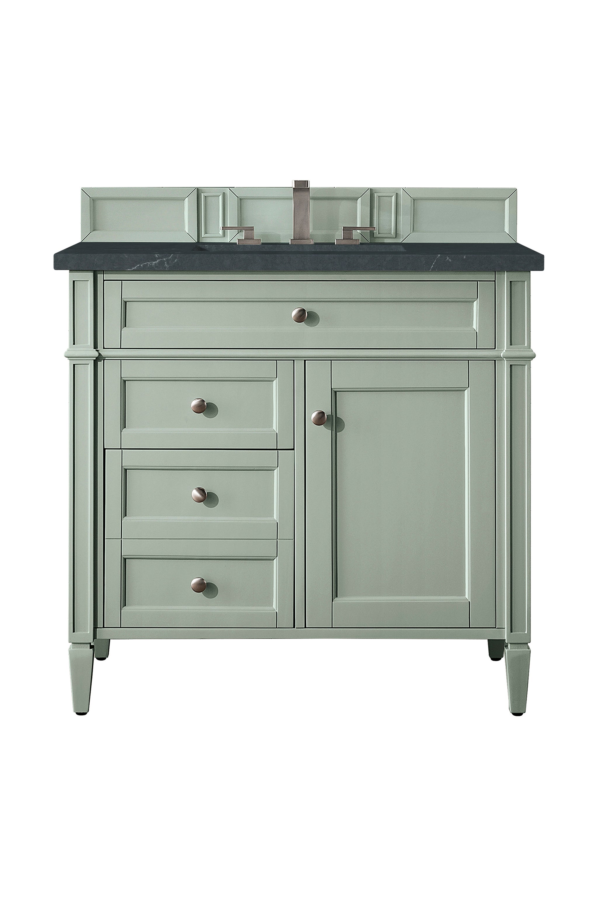 James Martin Brittany 36" Single Bathroom Vanity, Sage Green, view 18