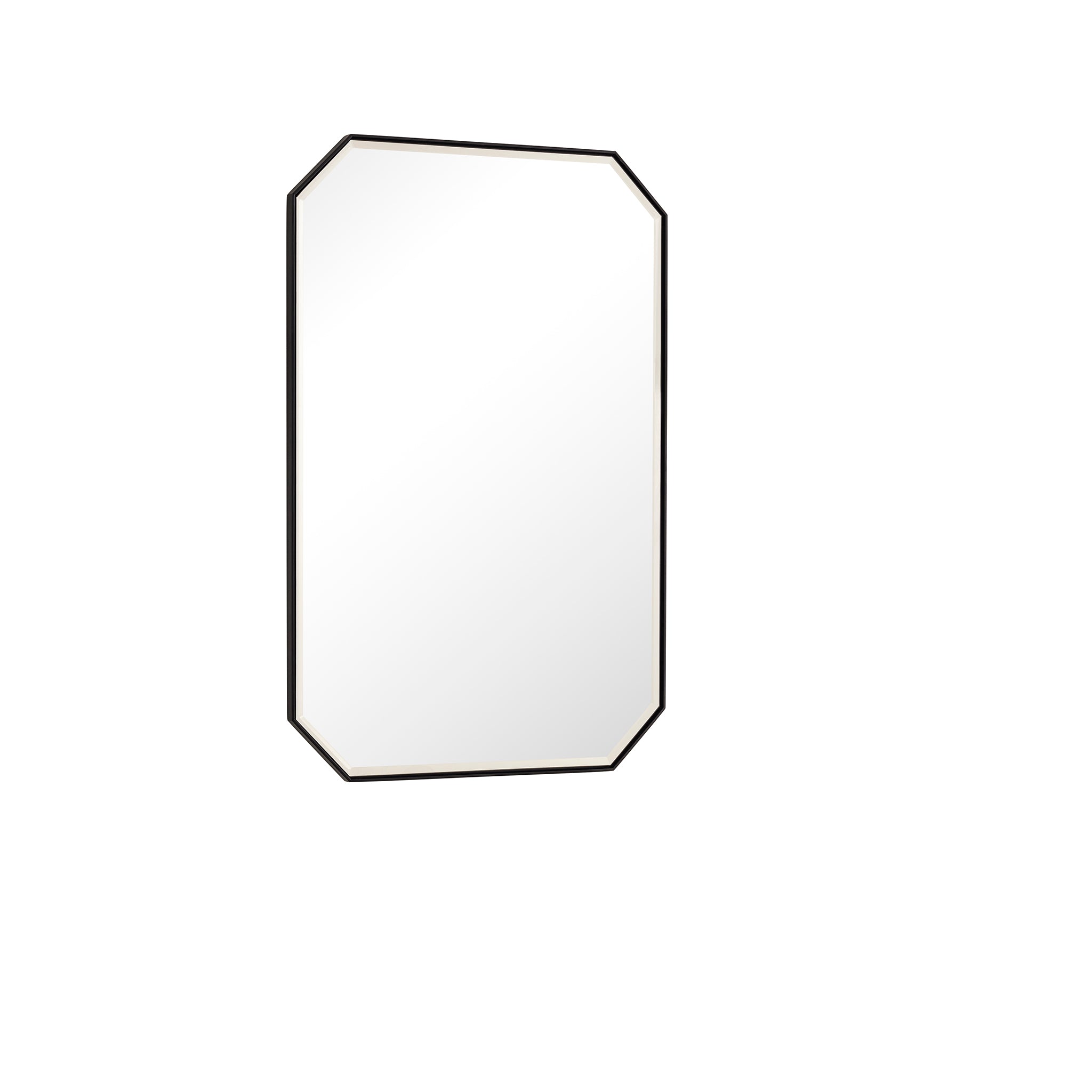 James Martin Rohe 24" Mirror, Matte Black, view 5