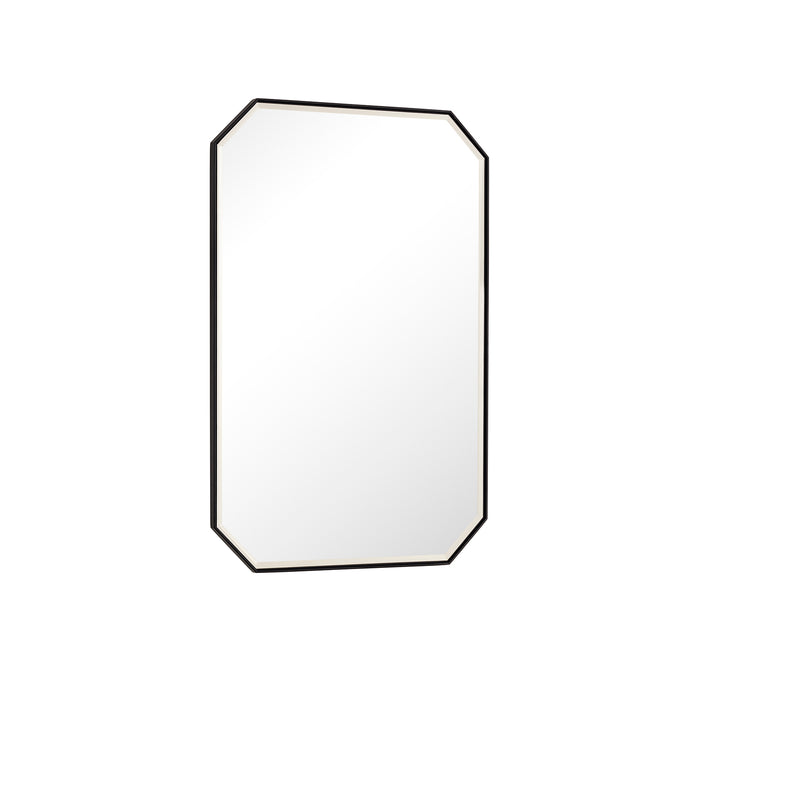 James Martin Rohe 24" Mirror, Matte Black, view 5