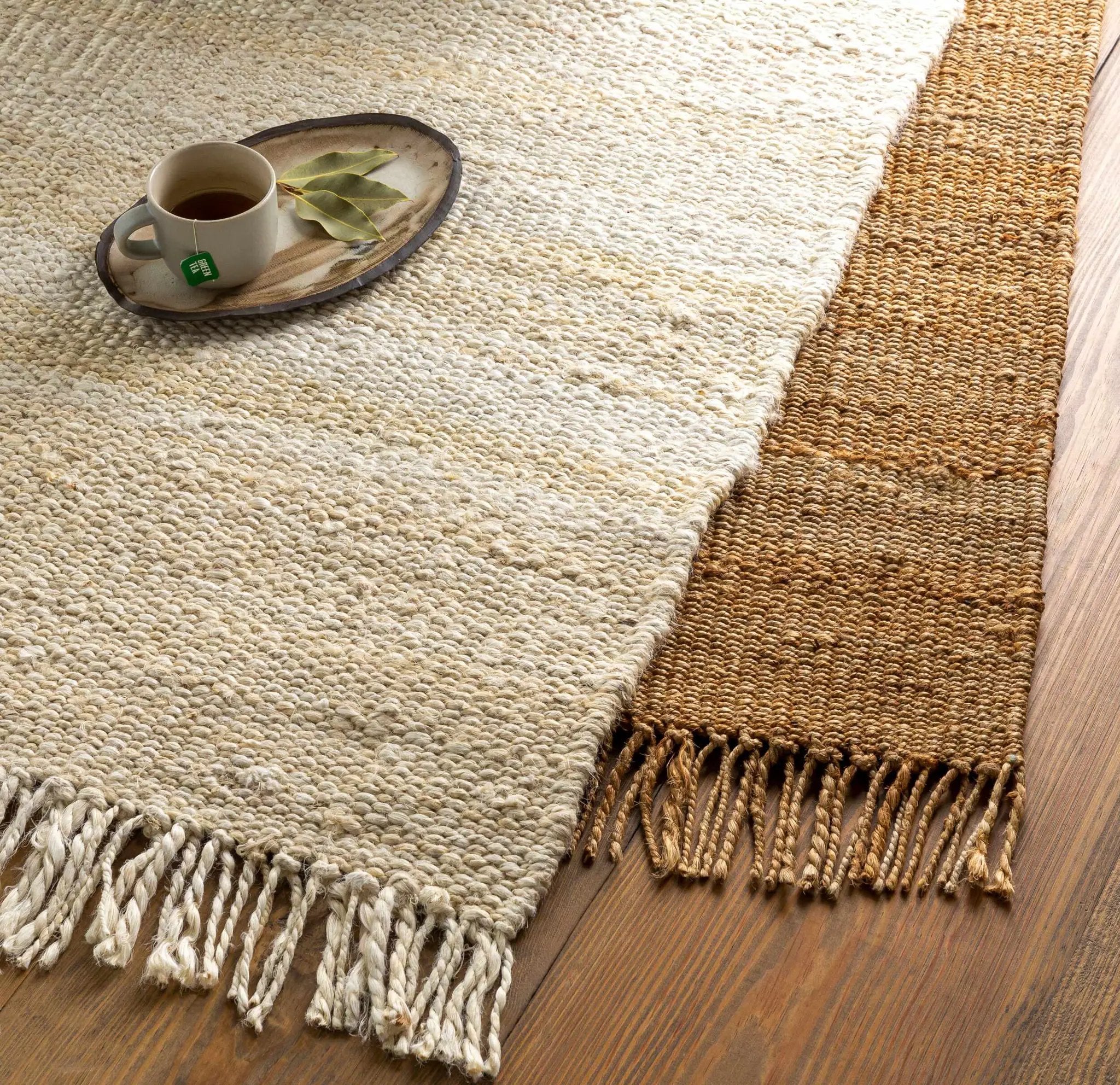 Oaks Perfect Flatweave Jute Rug by Boutique Rugs