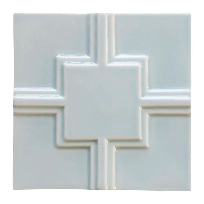 Jules Glossy Link Ceramic Accent Tiles 6x6 by Stonetiledepot