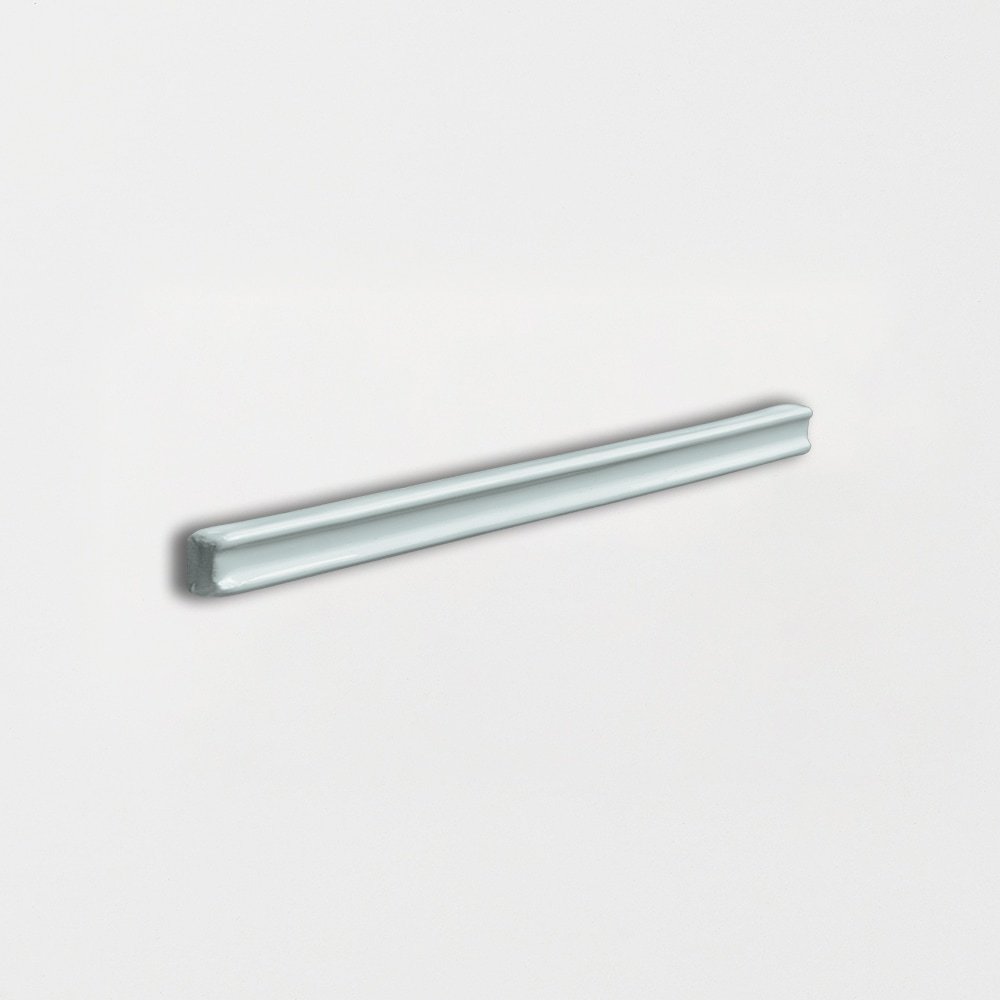 Seafoam Glossy Pencil Trim Ceramic Moldings 5/8x6 Ceramic Glossy 2x6 Moldings