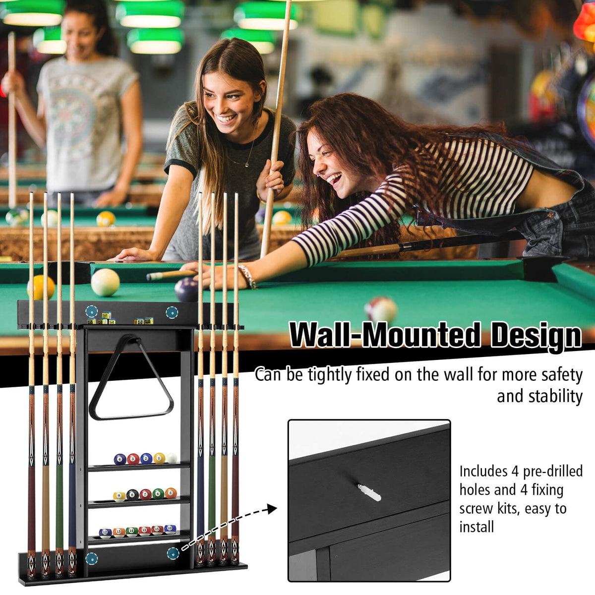 Wall-mounted Billiards Pool Cue Rack Only, photo 9 of 16