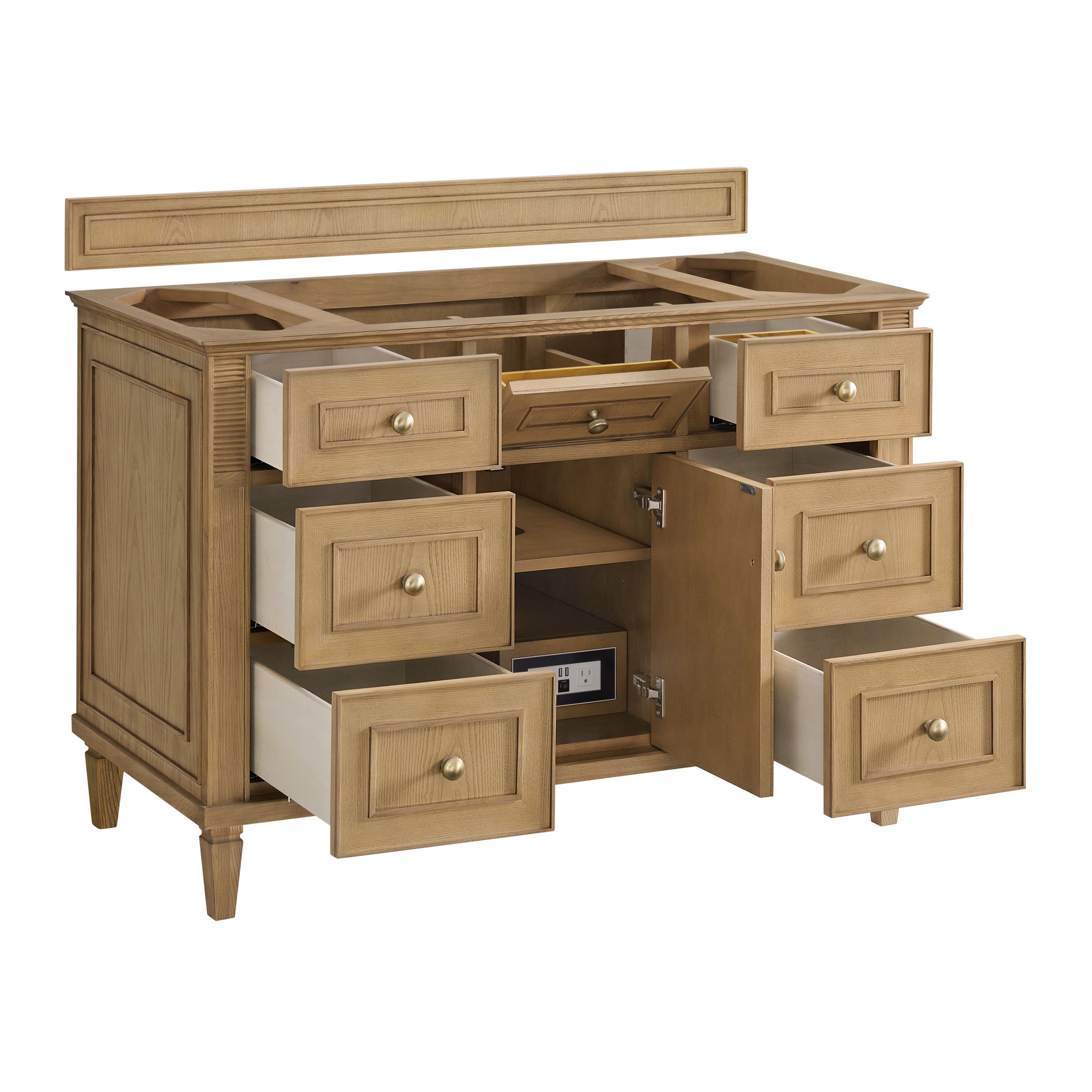 James Martin Lorelai 48" Single Bathroom Vanity, Light Natural Oak, view 21