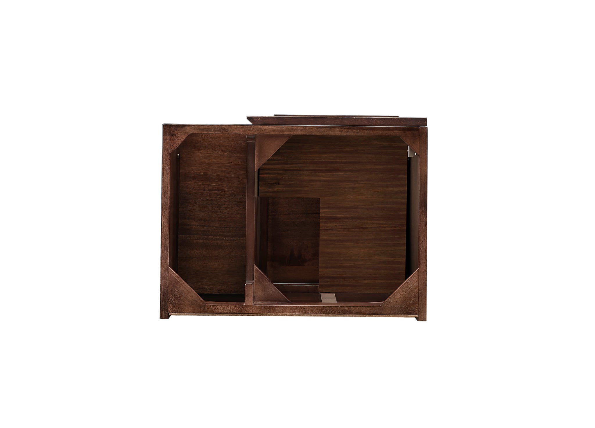 James Martin Alicante' 24" Floating Single Vanity Cabinet, Mid-Century Acacia, view 2