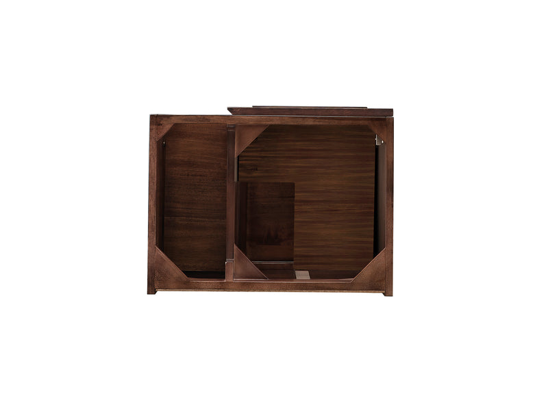 James Martin Alicante' 24" Floating Single Vanity Cabinet, Mid-Century Acacia, view 2
