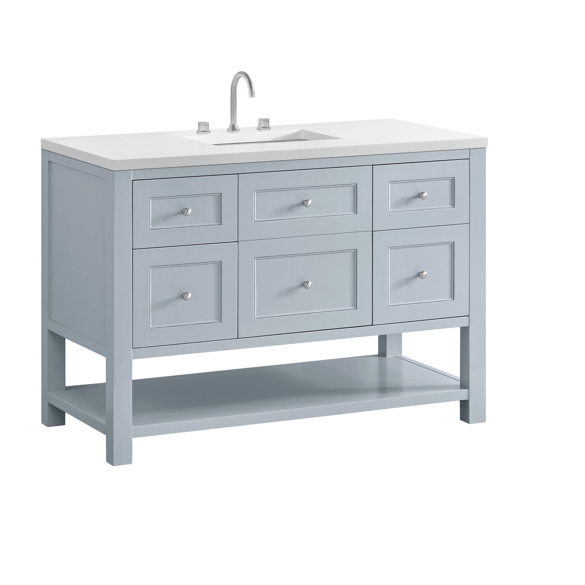 James Martin Breckenridge 48" Single Bathroom Vanity, Serenity Blue, view 37