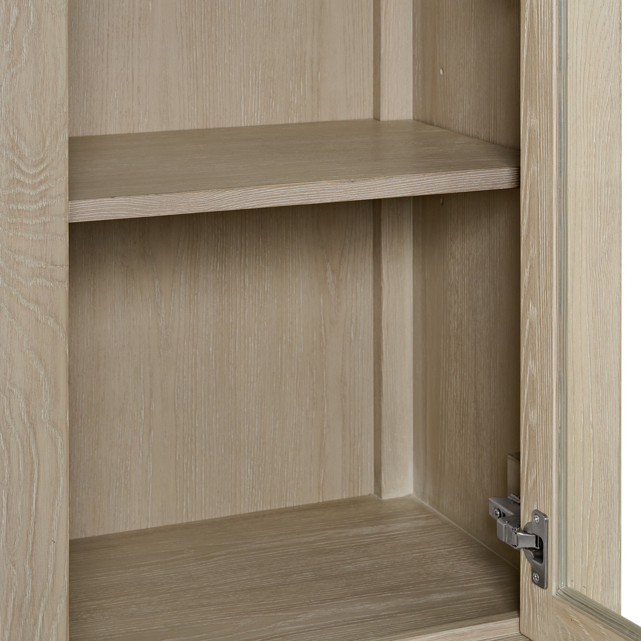 James Martin Breckenridge Linen Cabinet, Whitewashed Oak, view 17