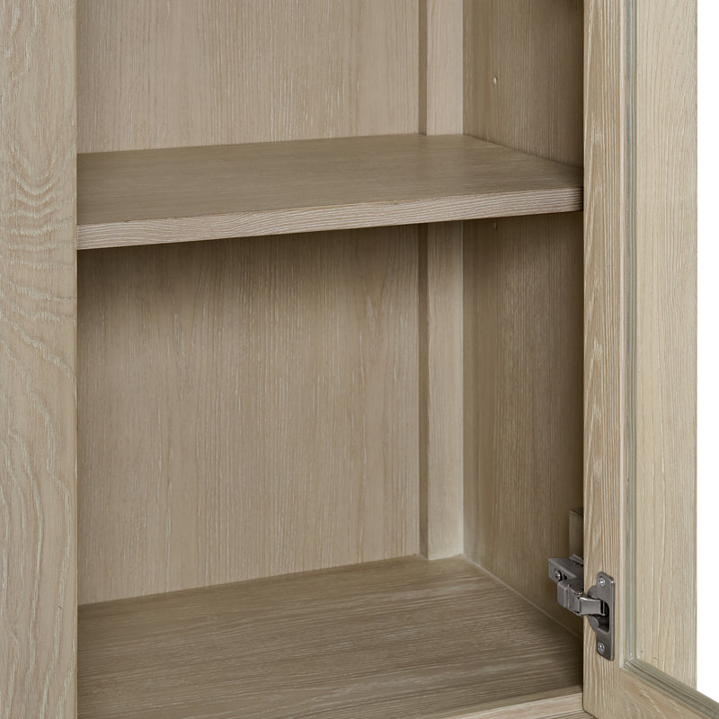 James Martin Breckenridge Linen Cabinet, Whitewashed Oak, view 17