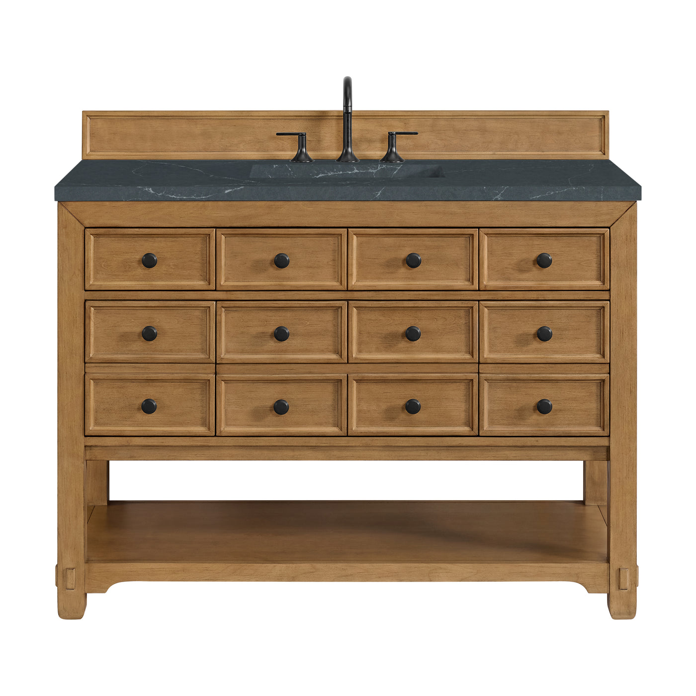 James Martin Malibu 48" Single Bathroom Vanity, Amber Birch, view 38