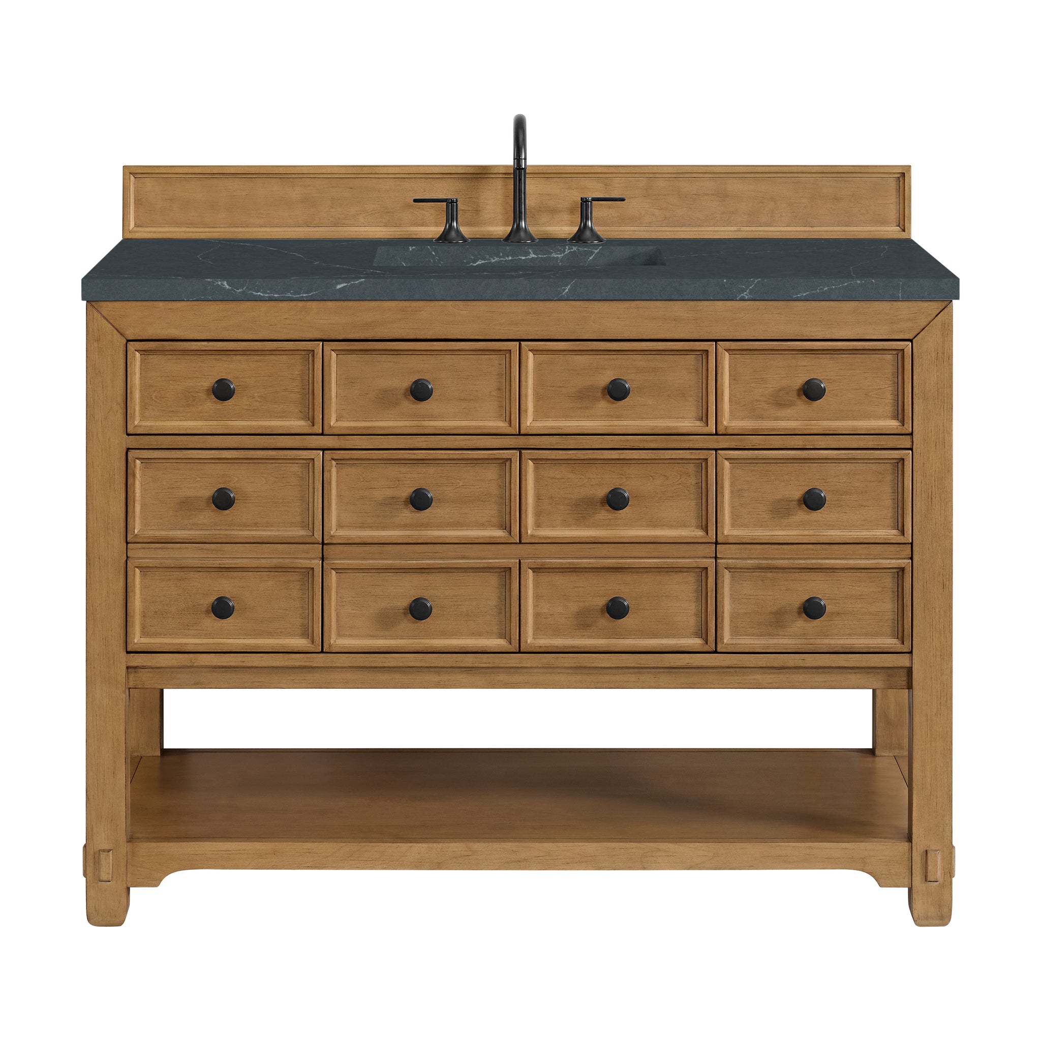James Martin Malibu 48" Single Bathroom Vanity, Amber Birch, view 38
