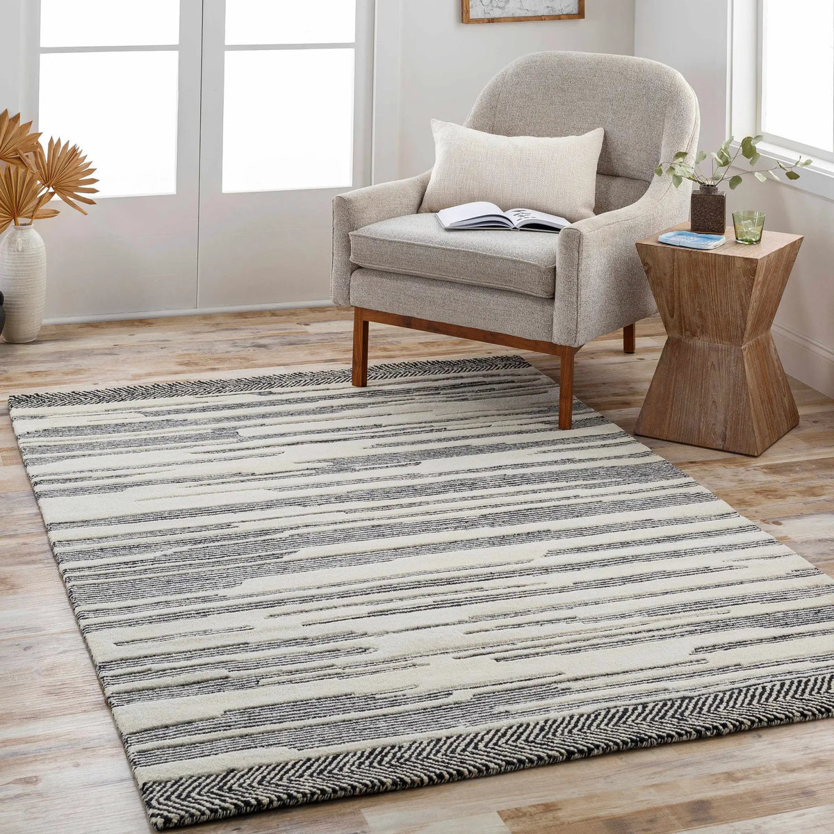 Jay Area Rug - Clearance, installed in a room