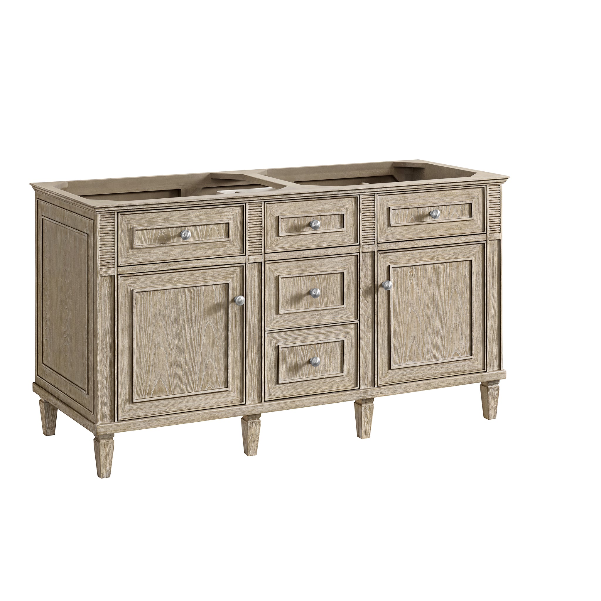 James Martin Lorelai 60" Double Bathroom Vanity, Whitewashed Oak, view 35