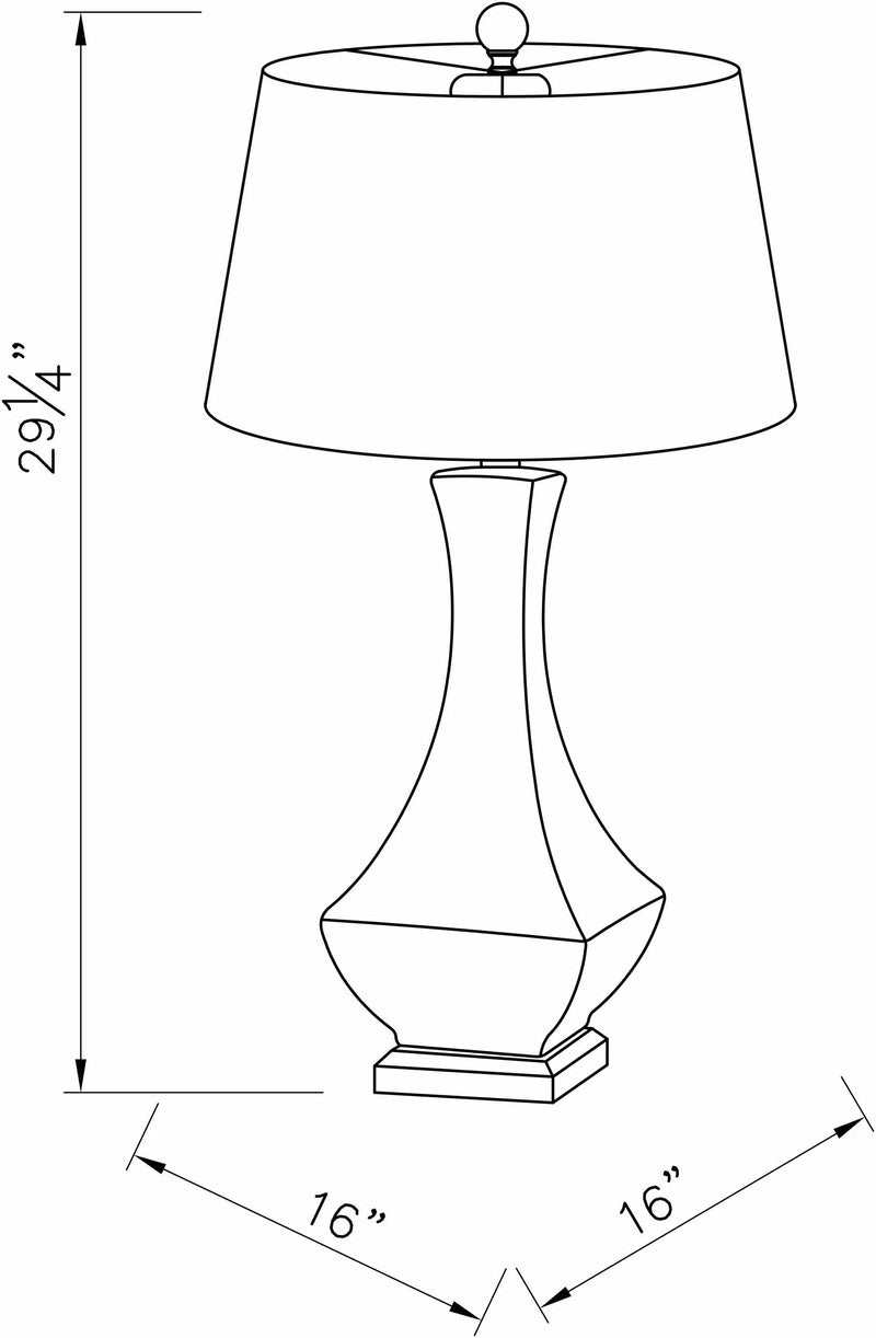 Kalilangan Gray Ceramic Table Lamp by Boutique Rugs