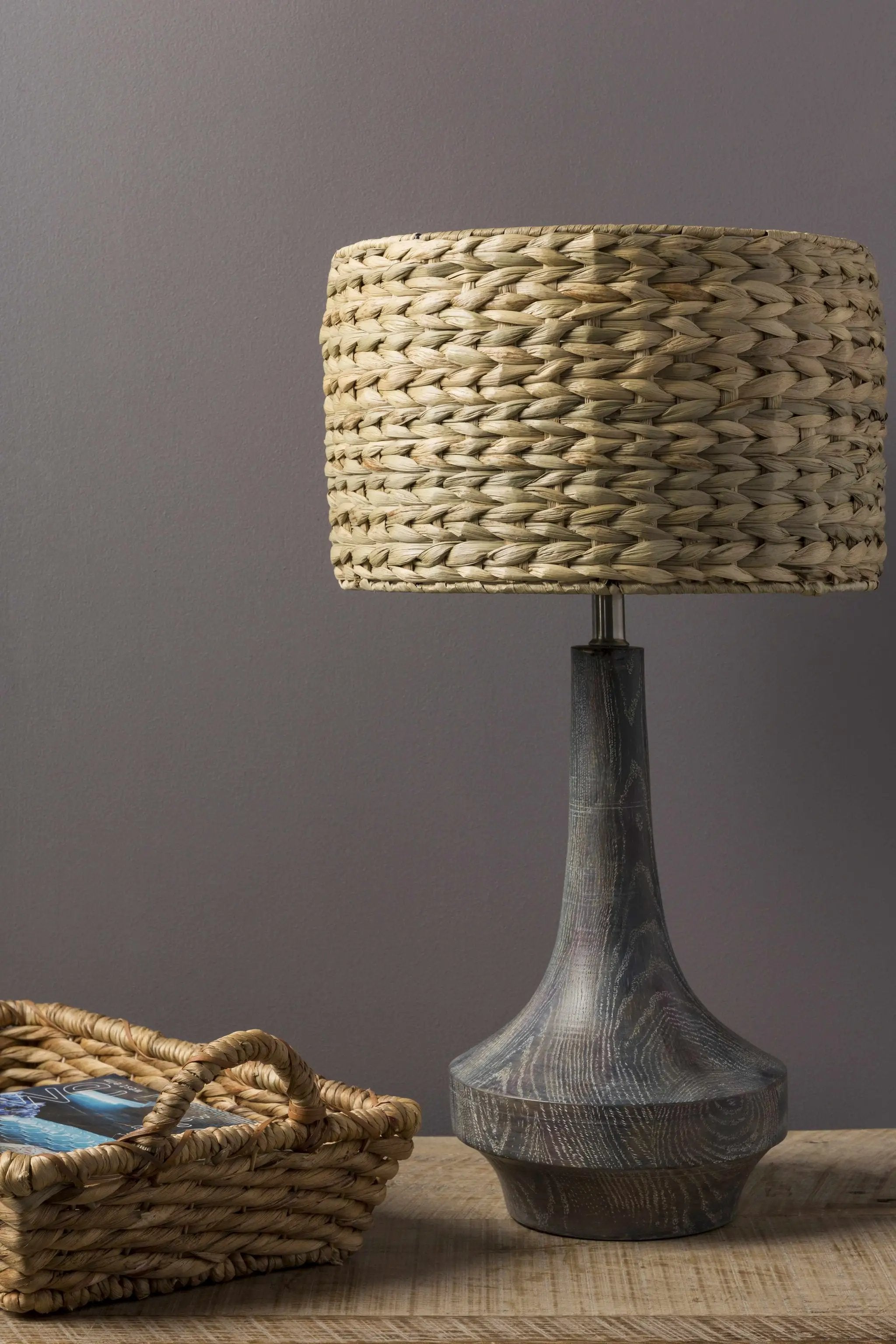 Kabankalan Seagrass Resin Table Lamp by Boutique Rugs