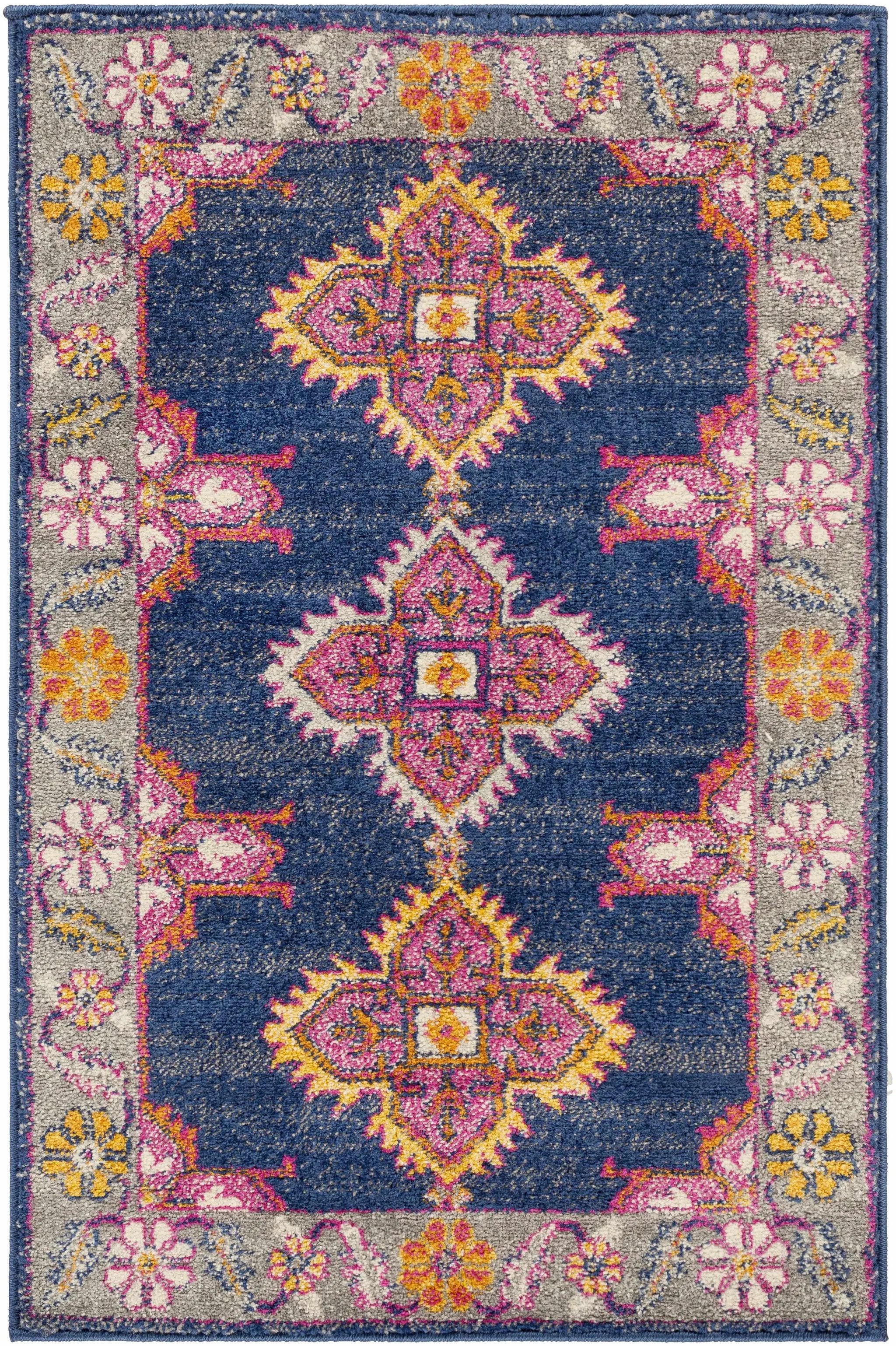 Kaitlyn Navy Area Rug by Boutique Rugs