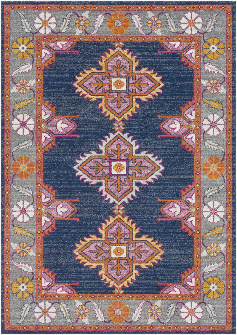 Kaitlyn Navy Area Rug by Boutique Rugs