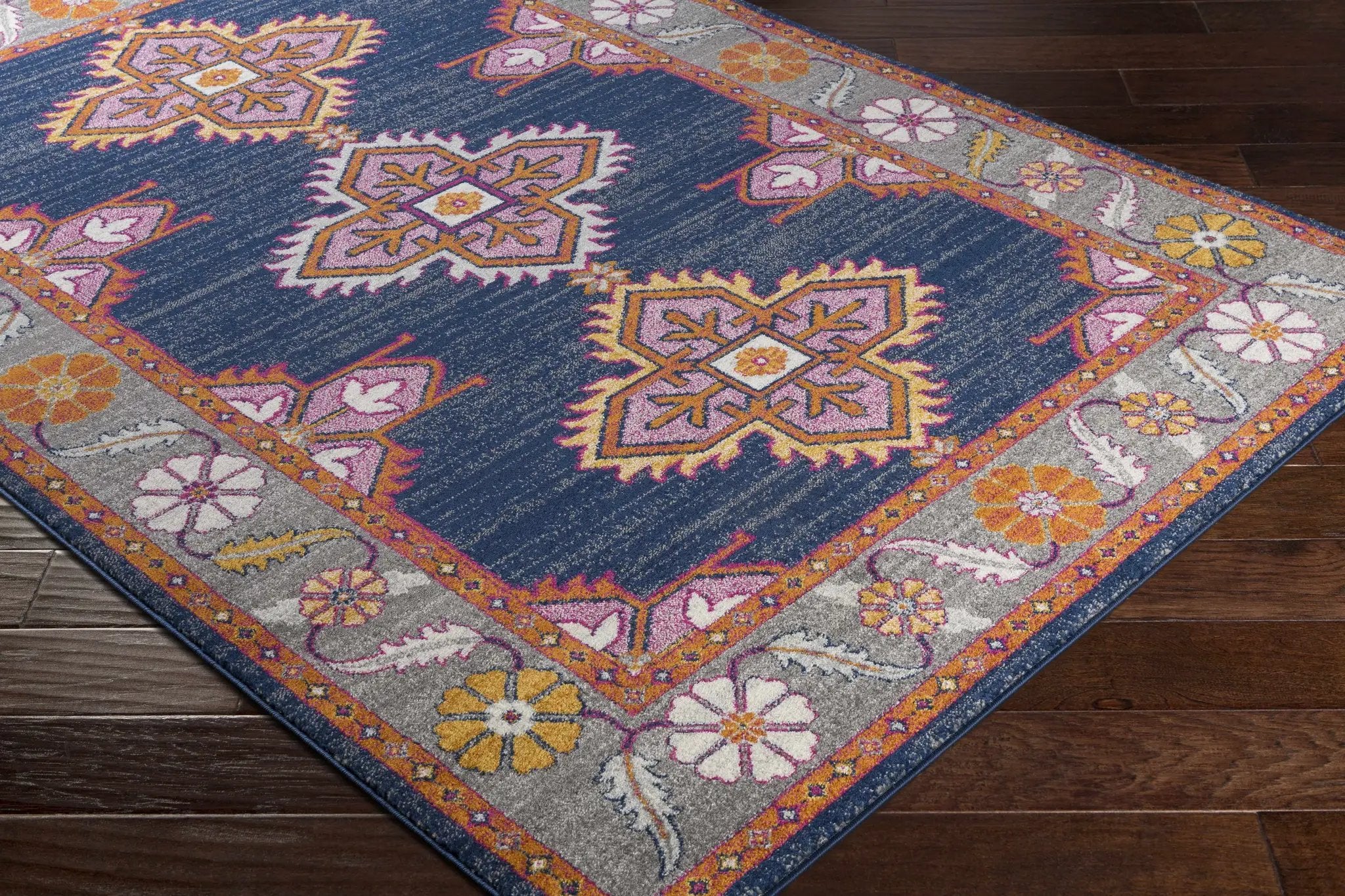 Kaitlyn Navy Area Rug by Boutique Rugs