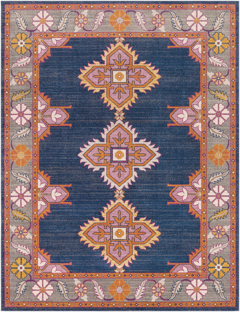 Kaitlyn Navy Area Rug by Boutique Rugs