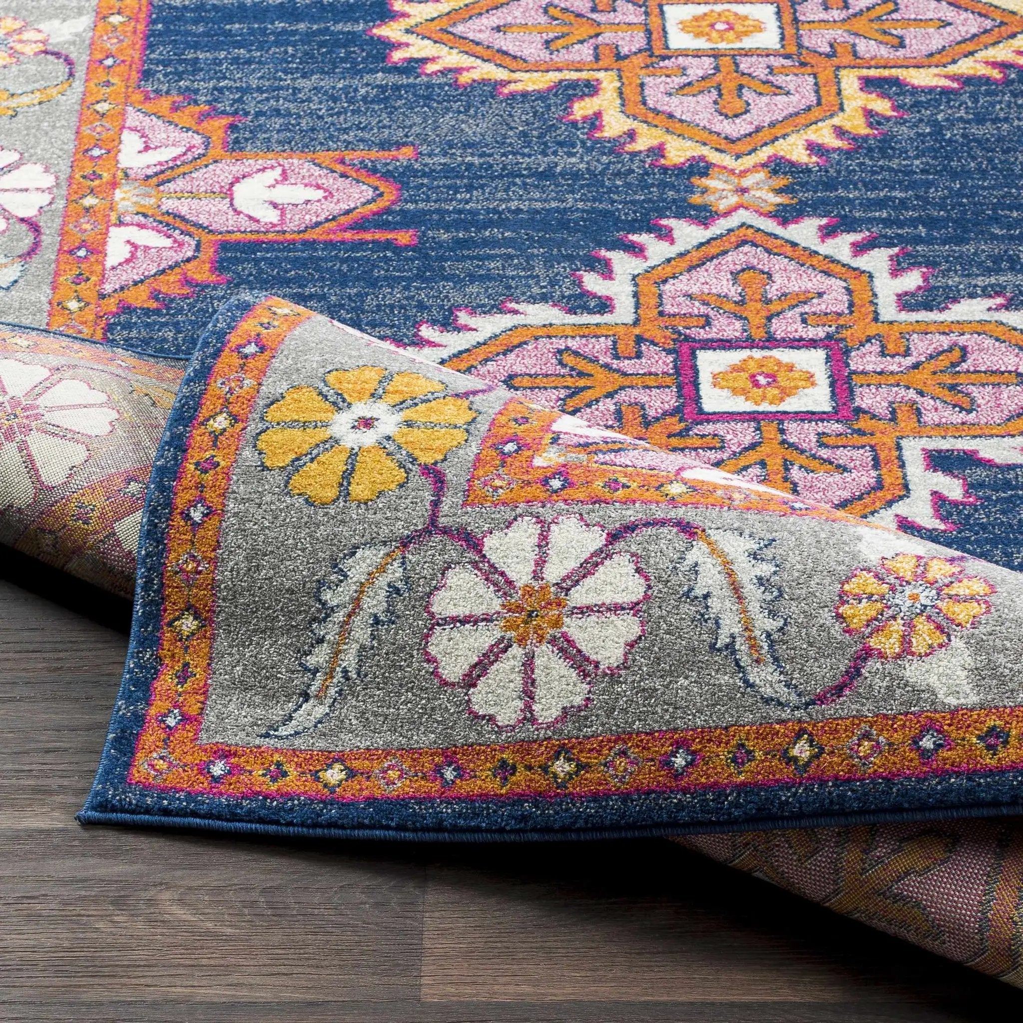 Kaitlyn Navy Area Rug by Boutique Rugs