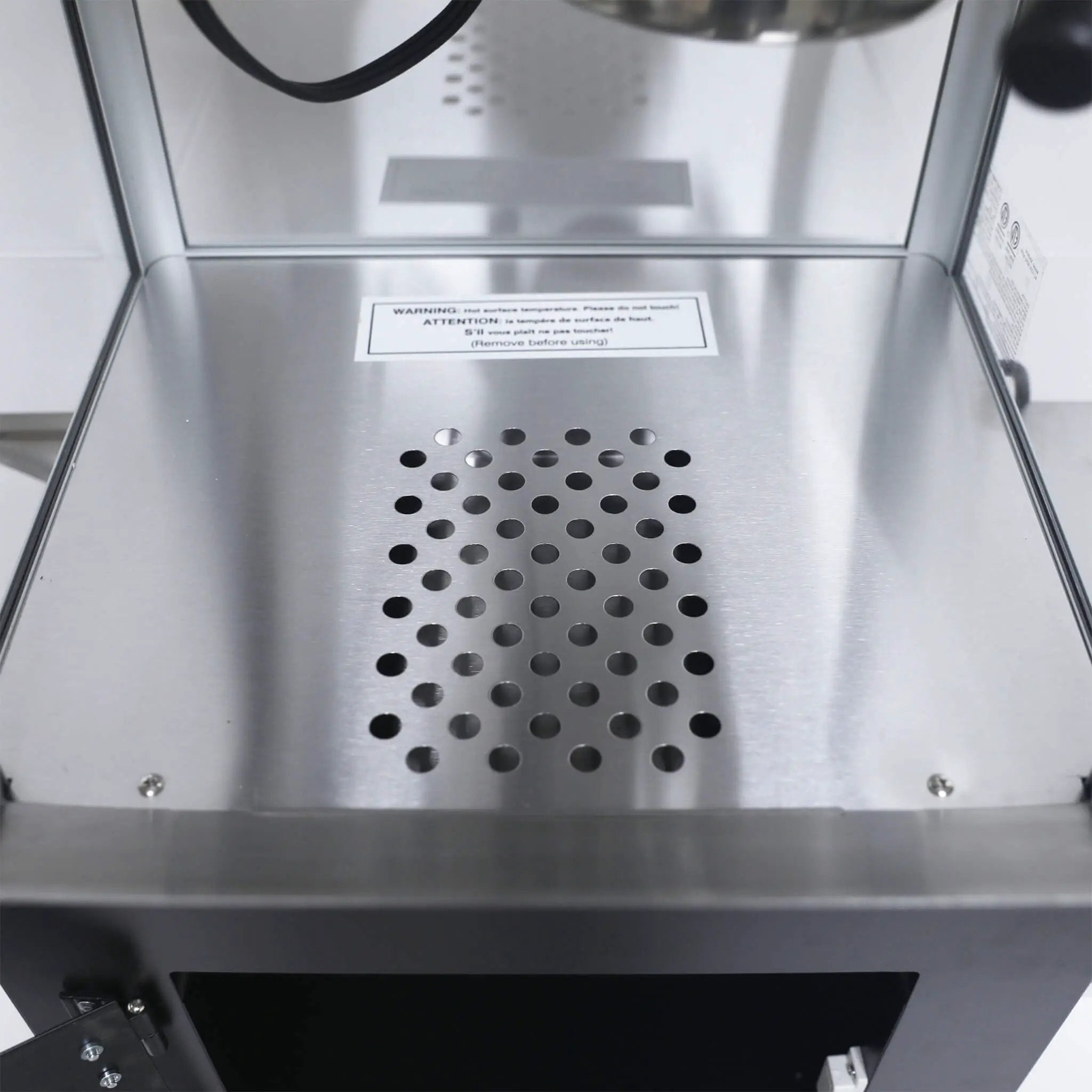 Kaitu 8OZ Stainless Steel Popcorn Machine With Cart, Heated Warming Deck And Old Maids Drawer, Black (SAK67426) by SAKSBY WHOLESALE